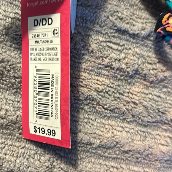 COPY - NWTS Xhilaration Size DD/D Bikini Top - Picture 4 of 7